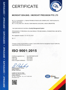 ISO 9001 : 2015